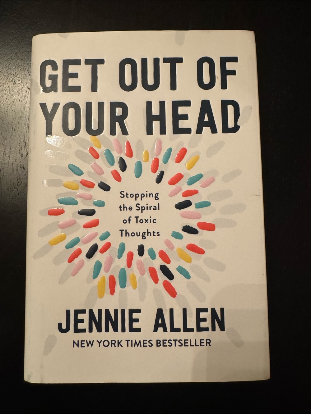 Get Out of Your Head by Jennie Allen - White Multi-Color Cover